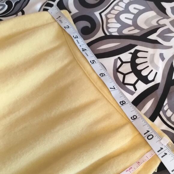 Bobbie Brooks Vintage Union Made NEW Butter Yellow Wool Blend Mini Skirt 5 - Picture 9 of 13